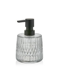 Mijölnir SBN0059 Dispensador de Jabón de Cristal para Baño y Cocina, Elegante y Práctico